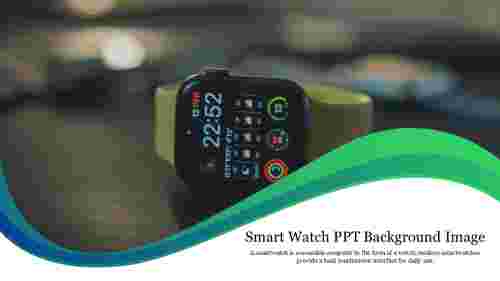 Smart Watch PPT Background Image